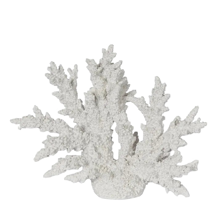 Delmar White Coral polyresin