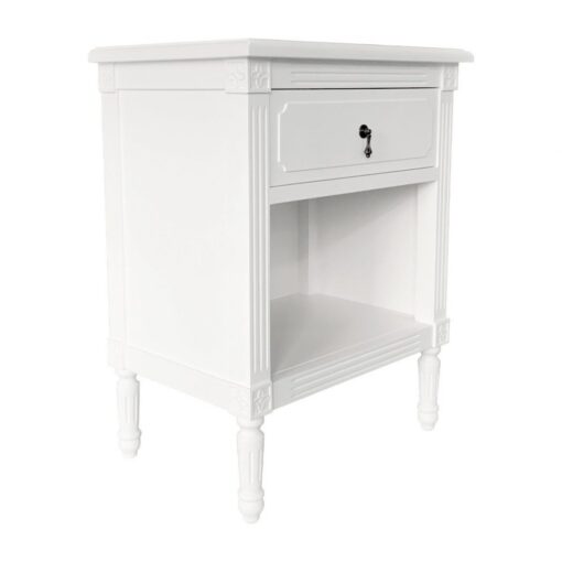 Dover Bedside - White