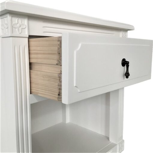 Dover Bedside - White