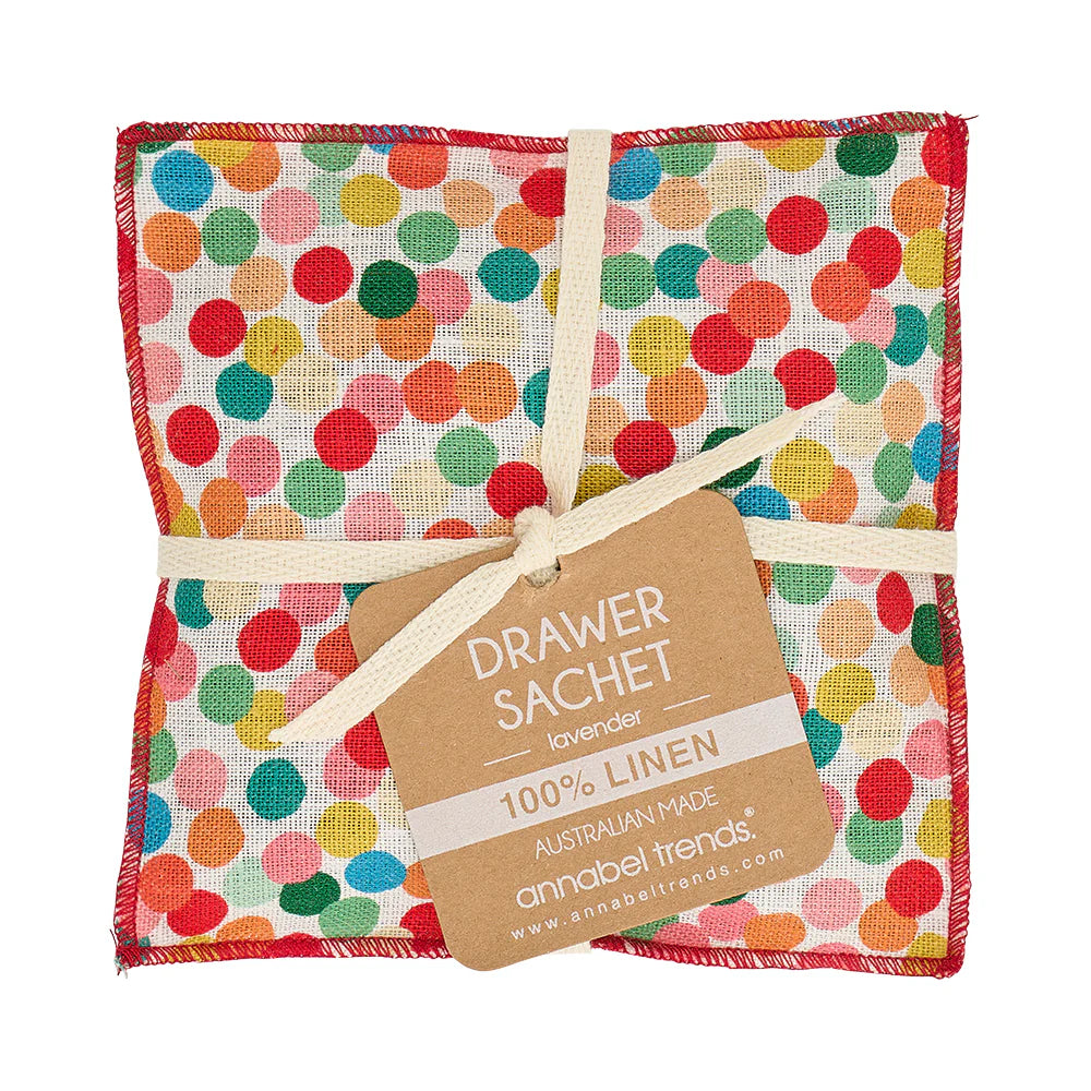 Drawer Sachet - Linen - Confetti