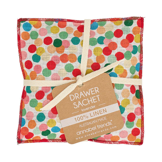 Drawer Sachet - Linen - Confetti