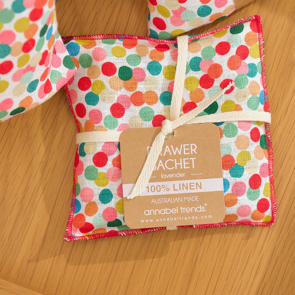 Drawer Sachet - Linen - Confetti