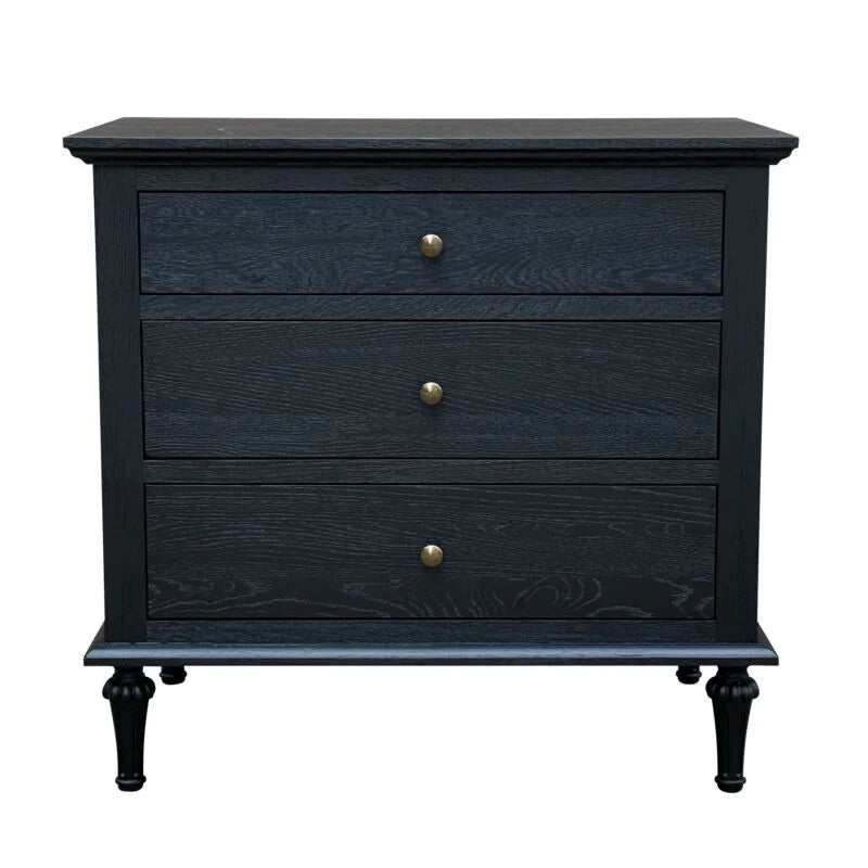 Emmerson Side Table - Large Black Oak