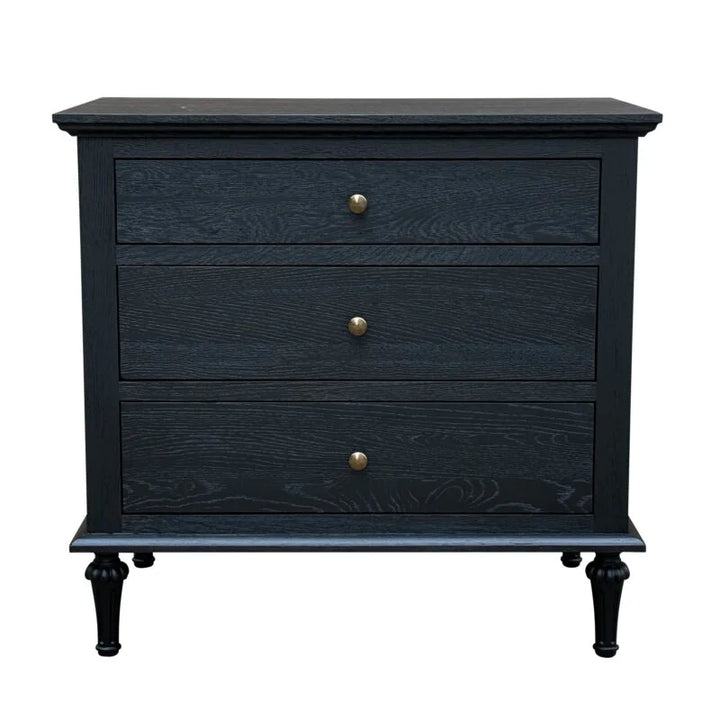 Emmerson Side Table - Large Black Oak