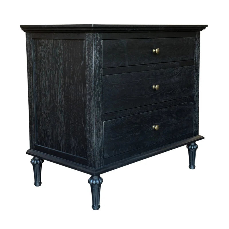 Emmerson Side Table - Large Black Oak