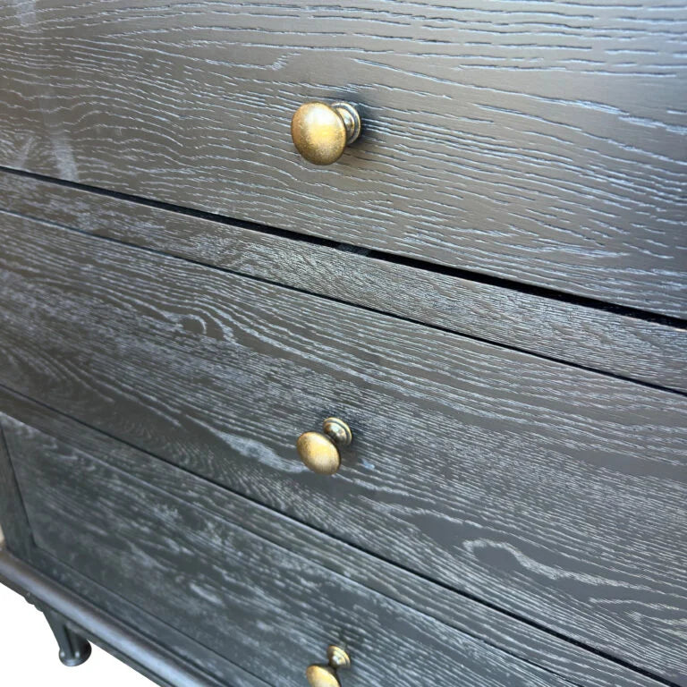 Emmerson Side Table - Large Black Oak
