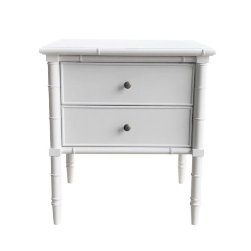 Erickson 2-drawer White Bedside