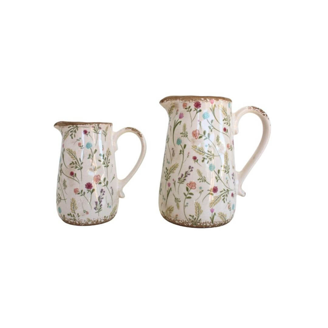flower pitcher jug, ideal decorative piece