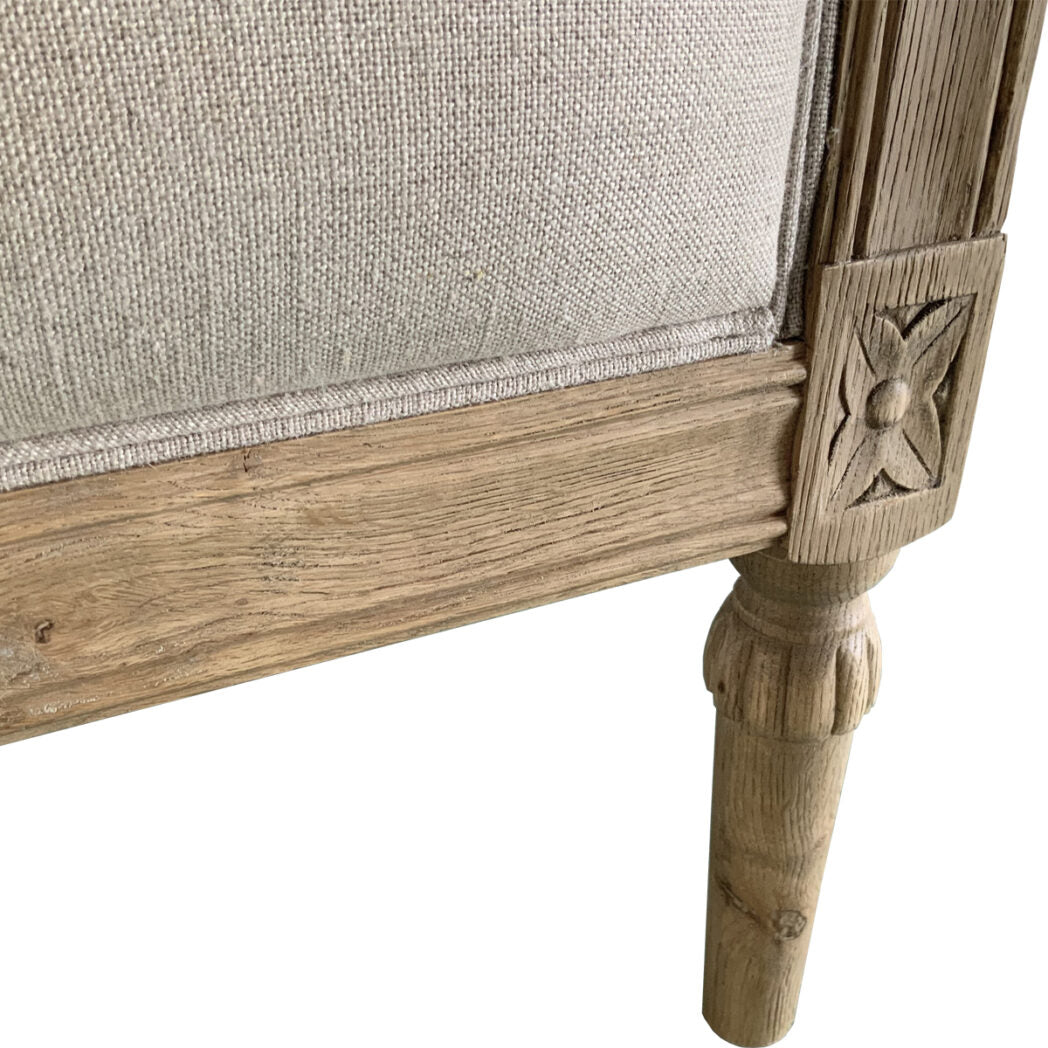 Miranda Plain Bedhead - King - Weathered Oak