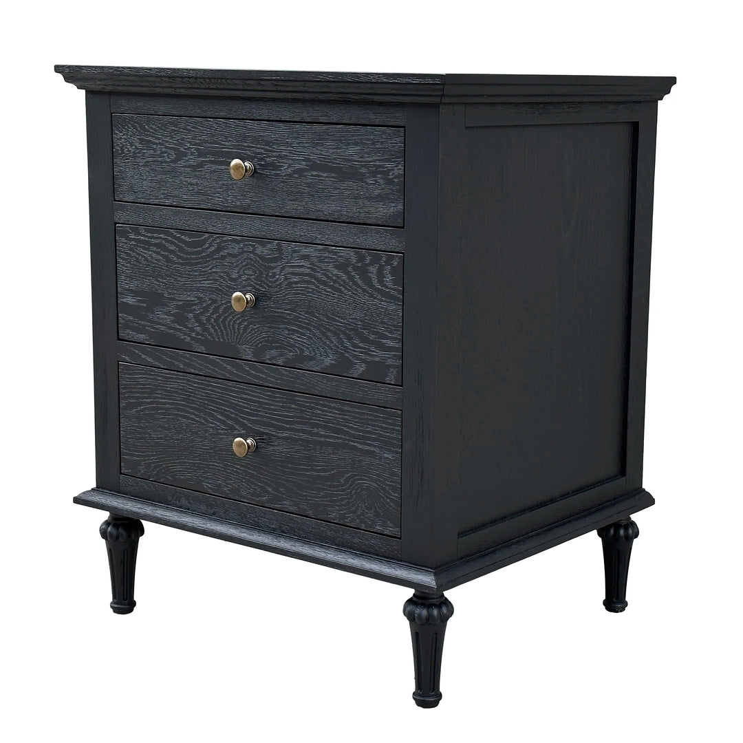 Emmerson Side Table - Medium - Black Oak