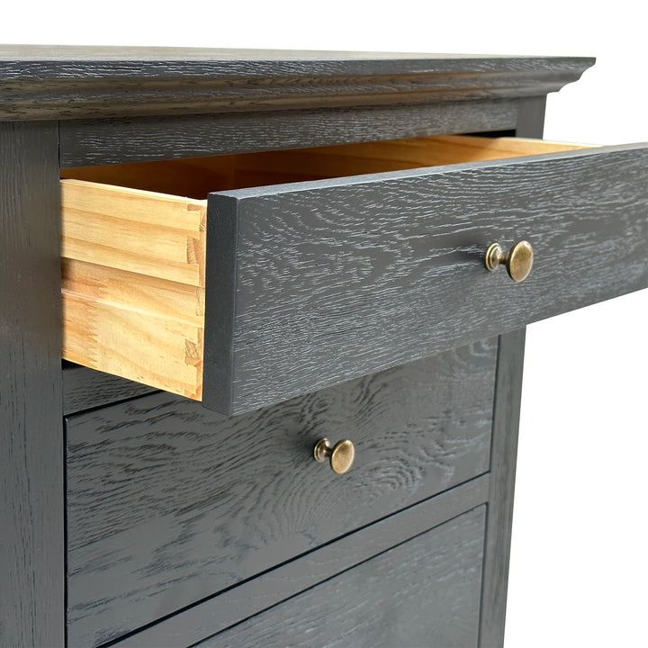 Emmerson Side Table - Medium - Black Oak