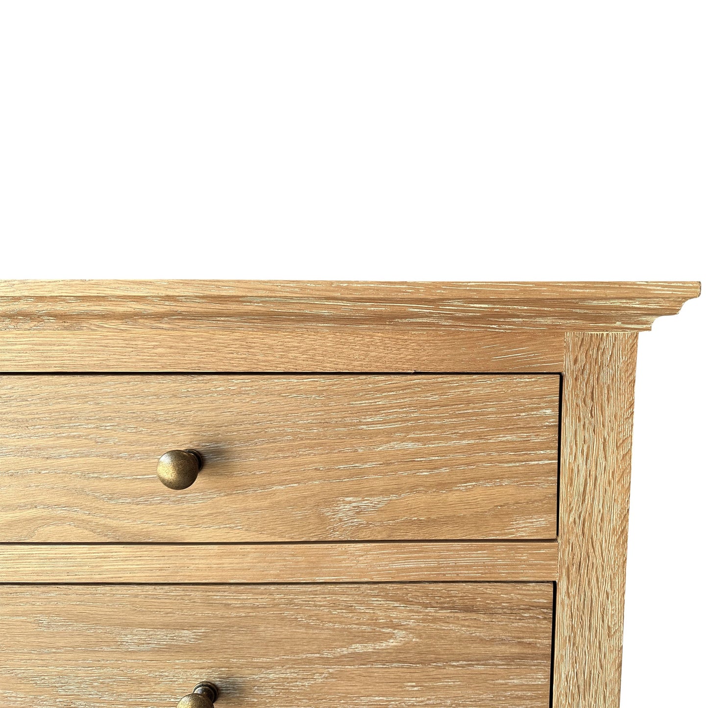 Emmerson Side Table - Medium - Whitewashed Oak