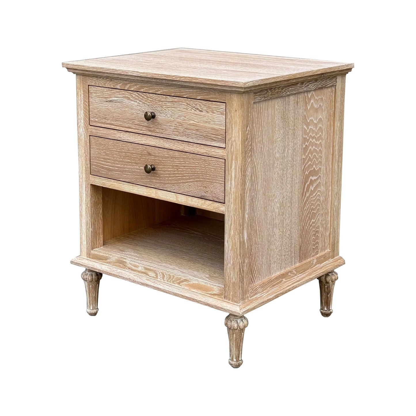 Emmerson - Two Drawer - Whitewashed Oak