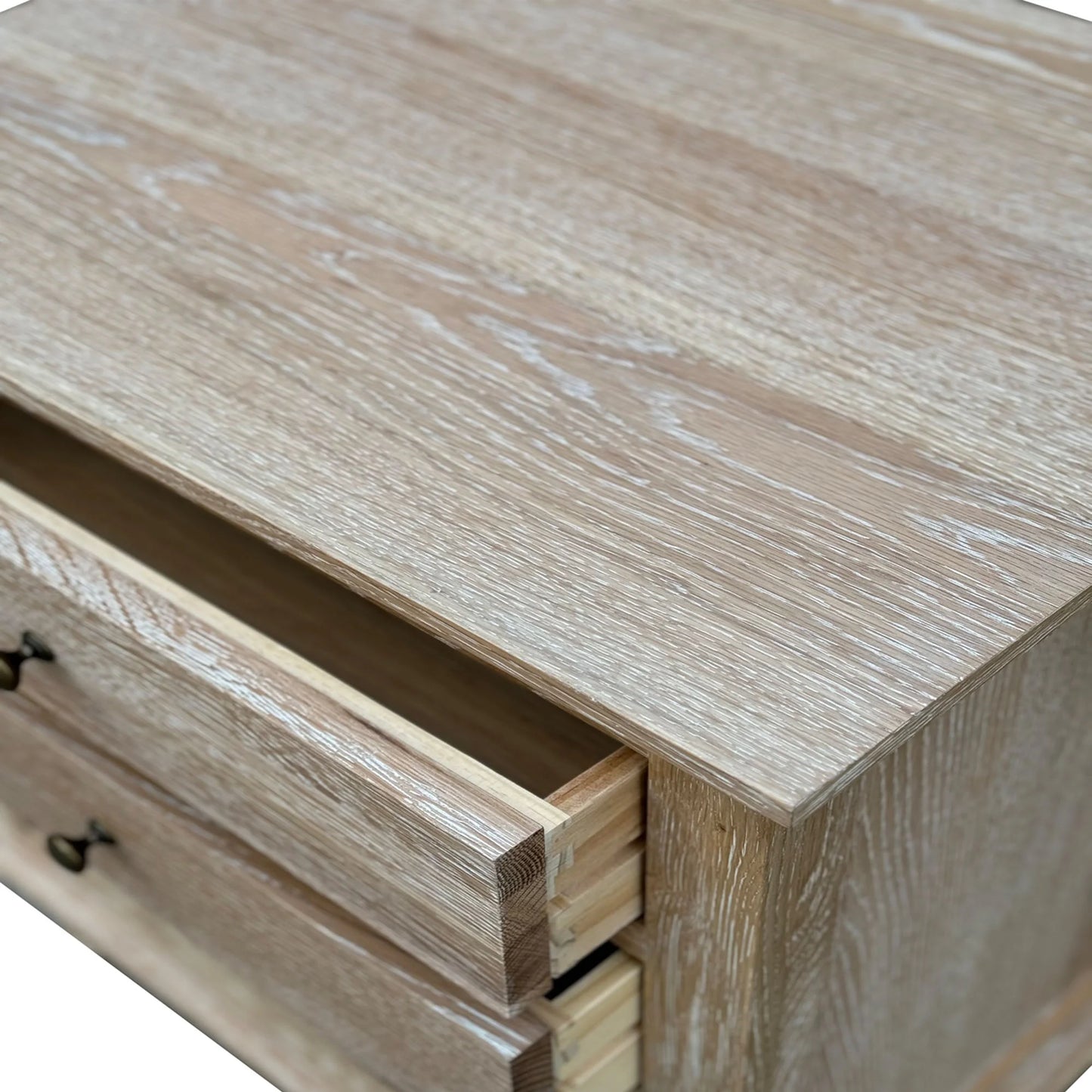 Emmerson - Two Drawer - Whitewashed Oak