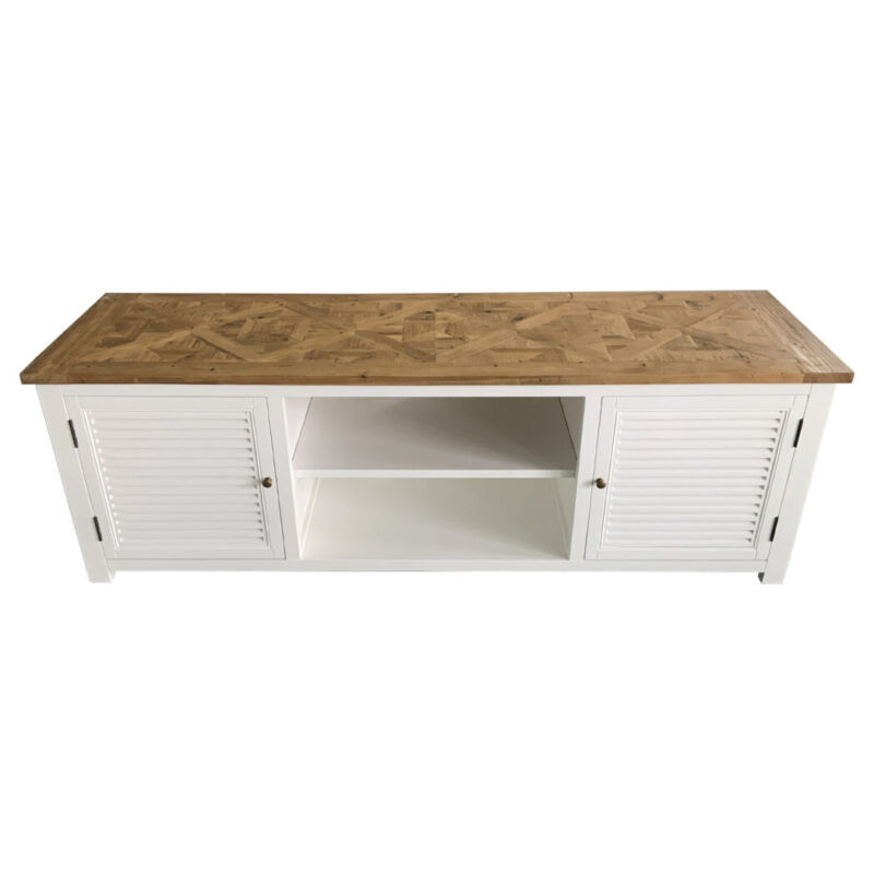 Charlie TV Unit Recycled Timber Top - 165cm