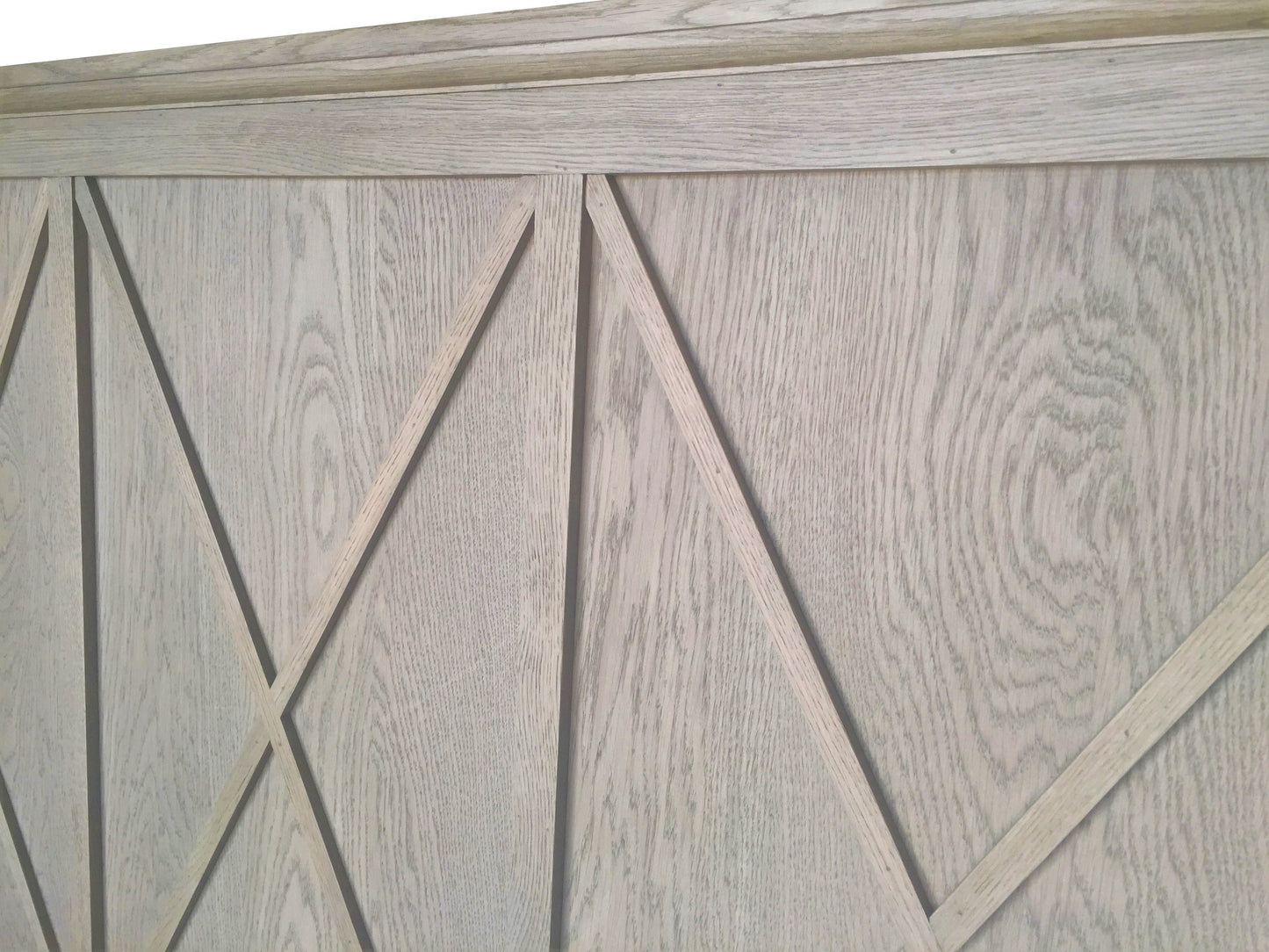 Cleveland Headboard - King - Weathered Oak