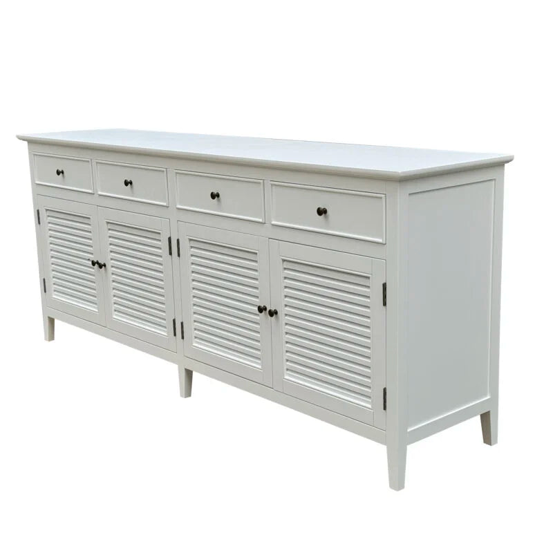 Hampton Louvre Sideboard - White
