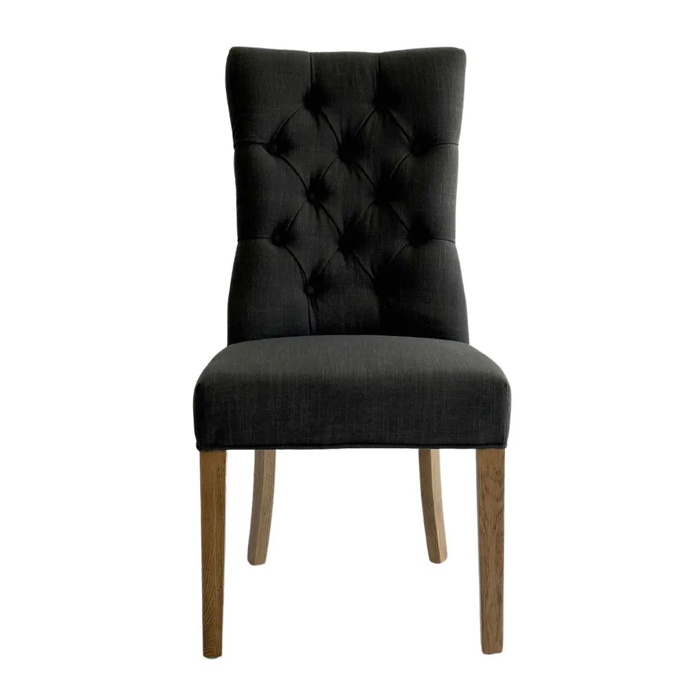 Hamptons Buttoned Dining Chair - Various Colours Available