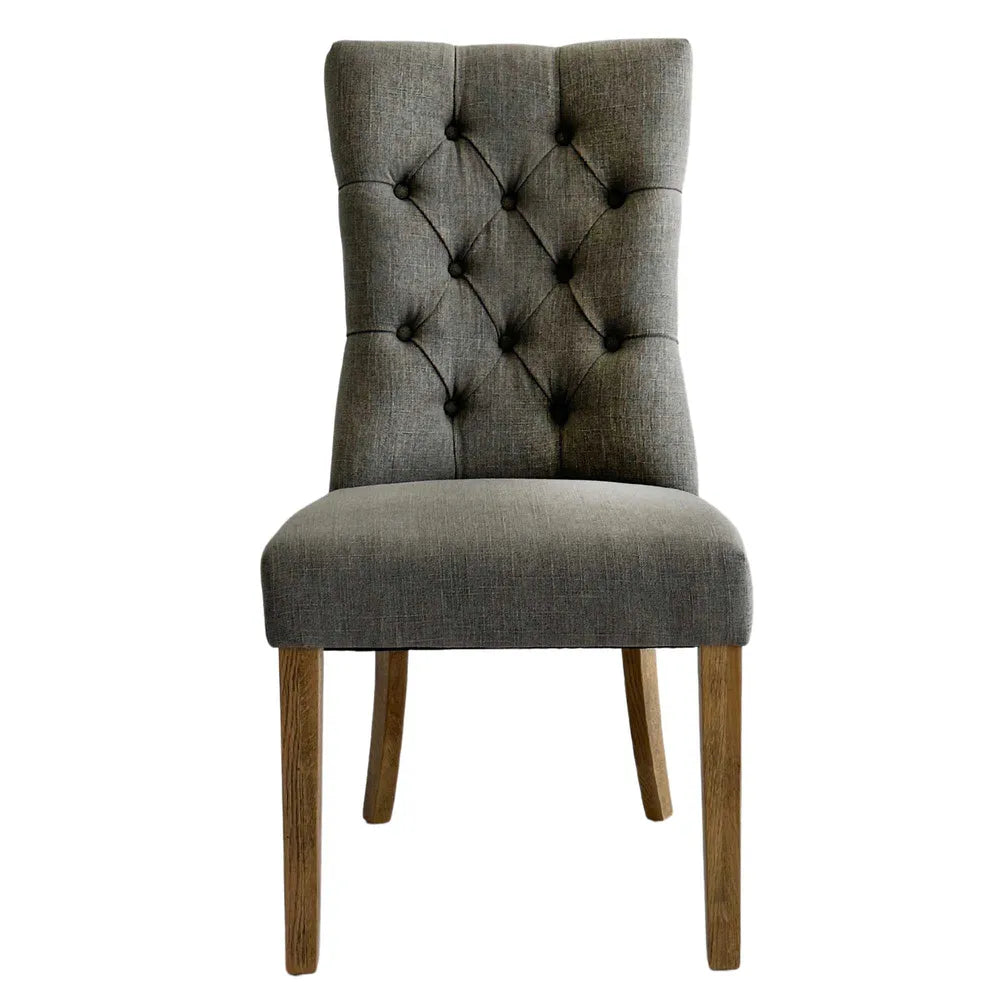 Hamptons Buttoned Dining Chair - Various Colours Available