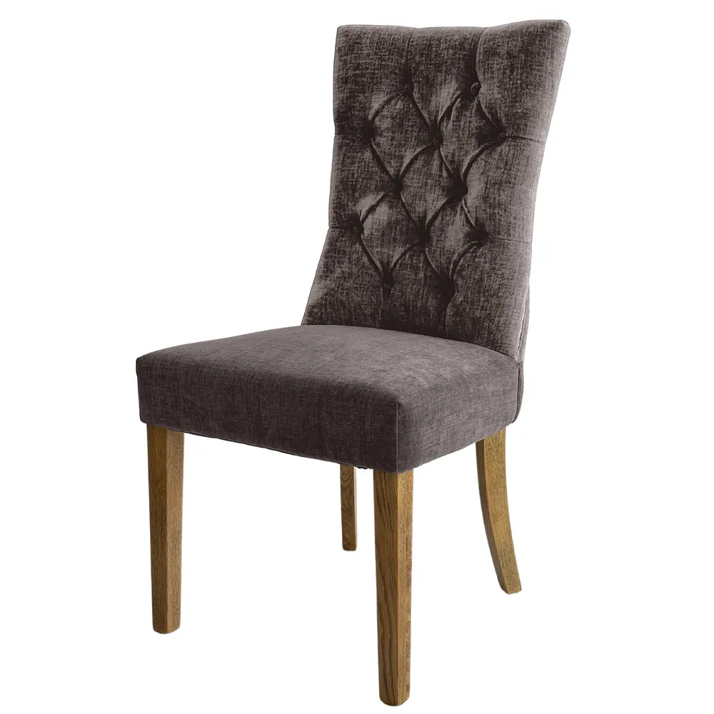 Hamptons Buttoned Dining Chair - Various Colours Available