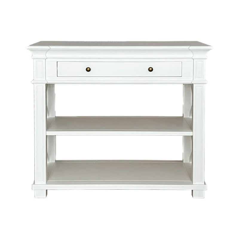 Heston White Console - Small - single draw