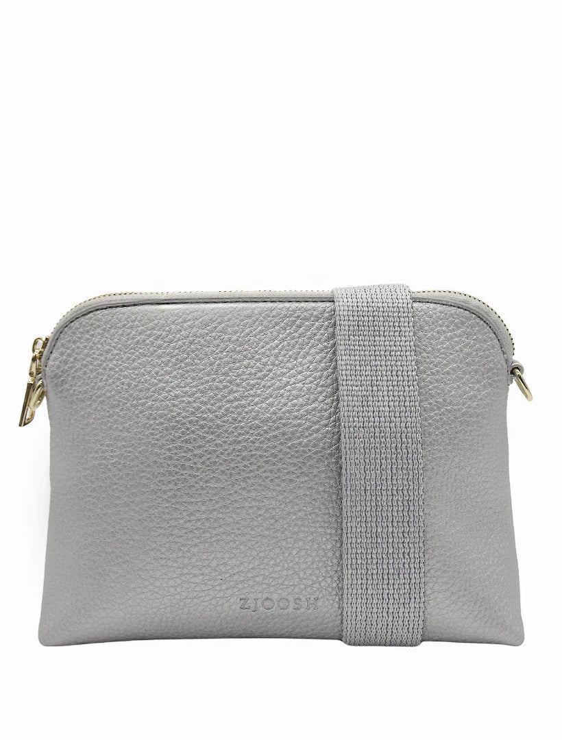 Hudson Cross Body Bag Silver