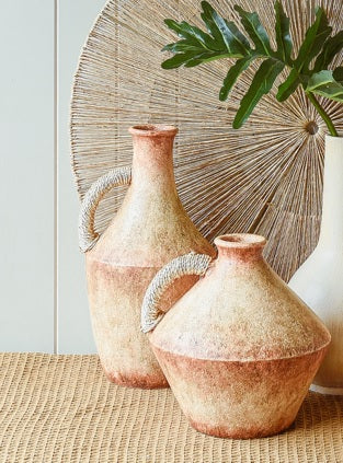 Jiya Terracotta Tall Jug Vase