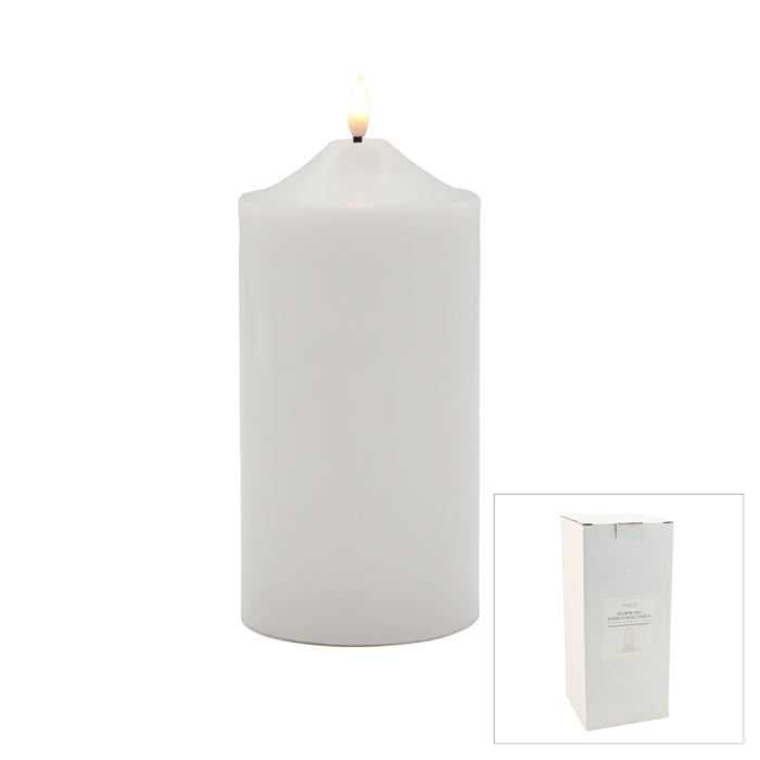 acrylic LED Church Candle flickering battery operated