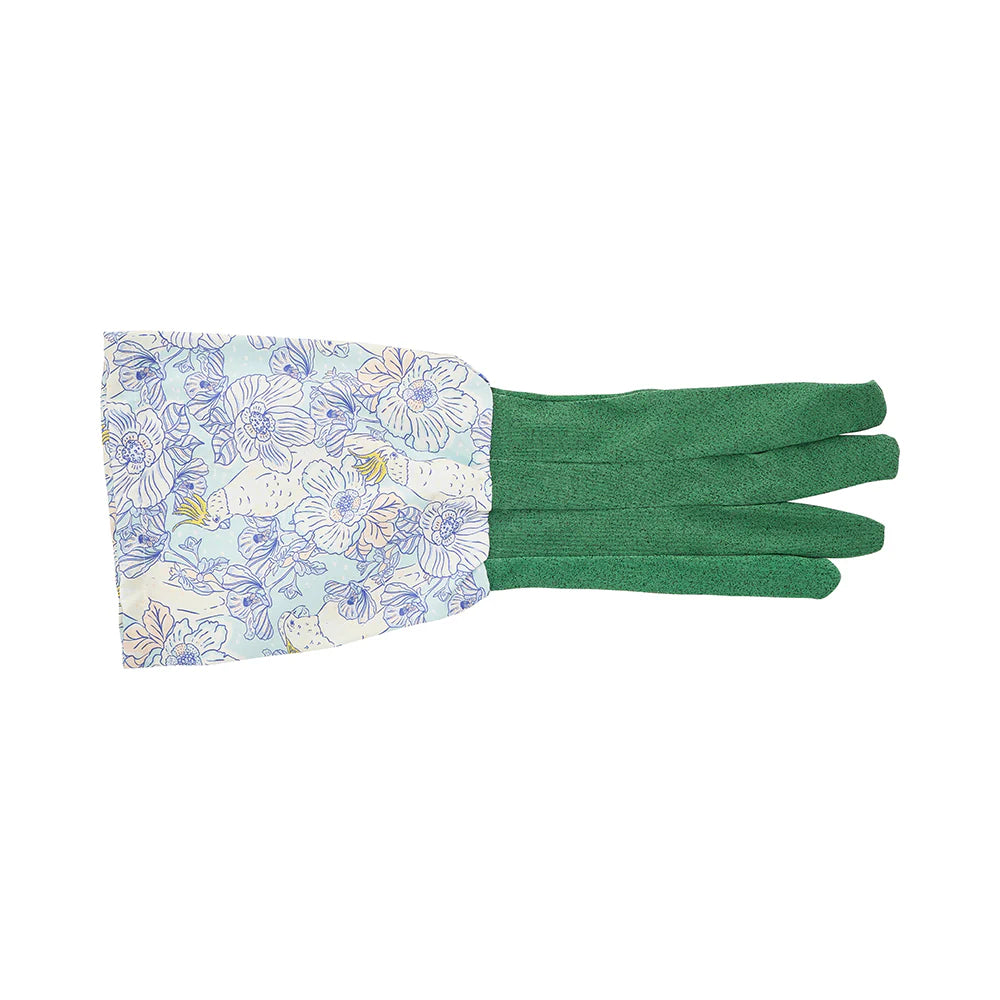 Long gardening gloves cotton twill