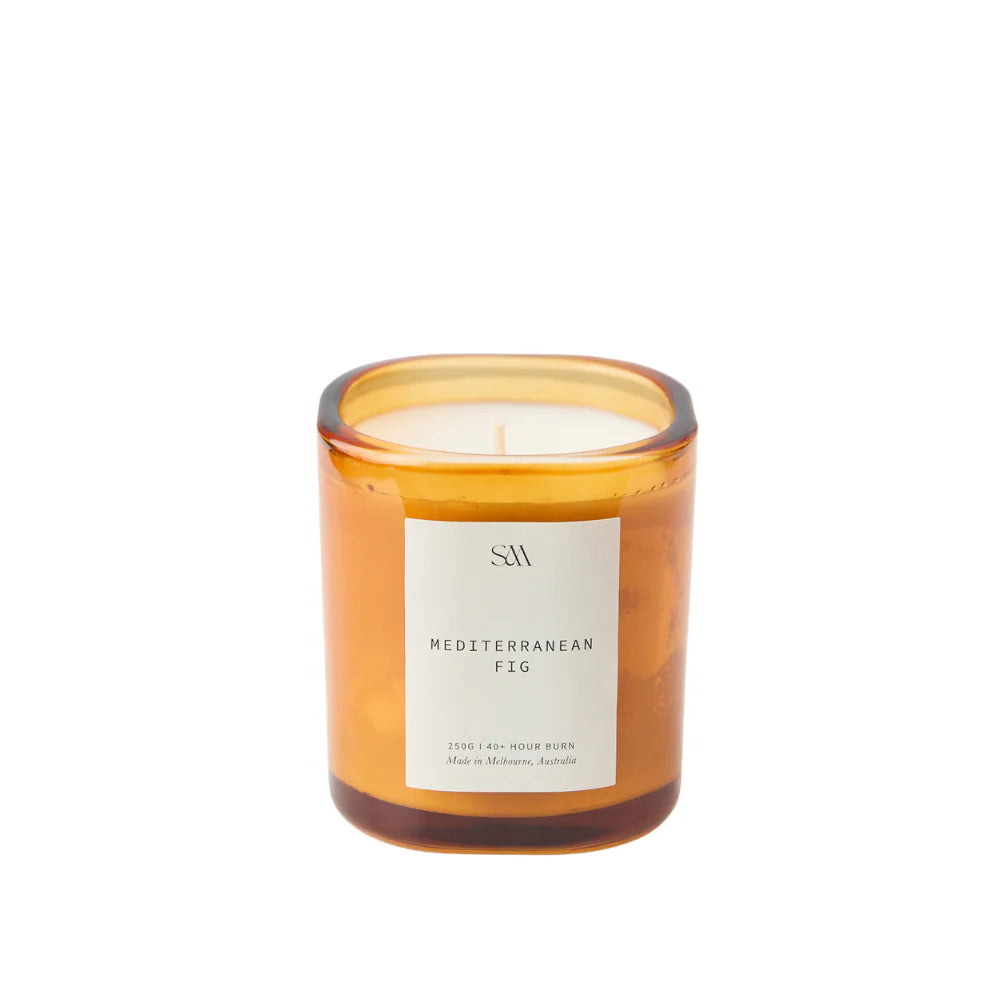 scented soy and coconut candle - Mediterranean fig