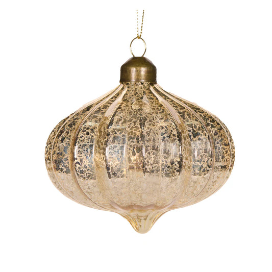 Mercury Gold Prismatic Bauble