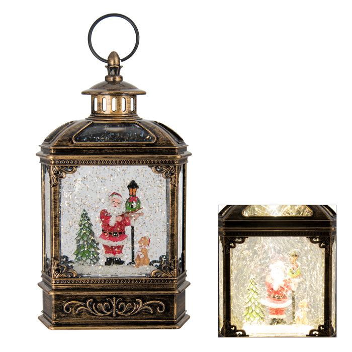 Music Lantern - Santa with Post