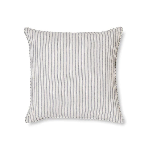 Navy Double Stripe Cushion