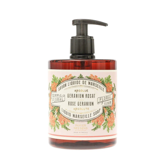 Panier des Sens Rose Geranium Marseille Liquid Soap