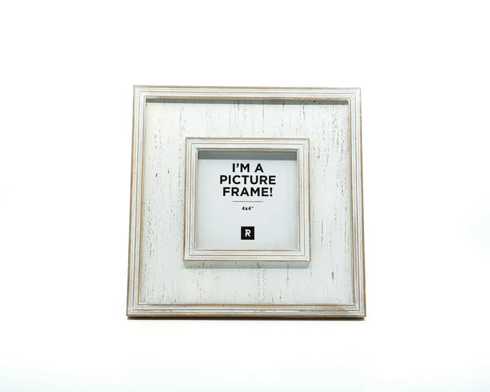 Picture Frame - Rustic White