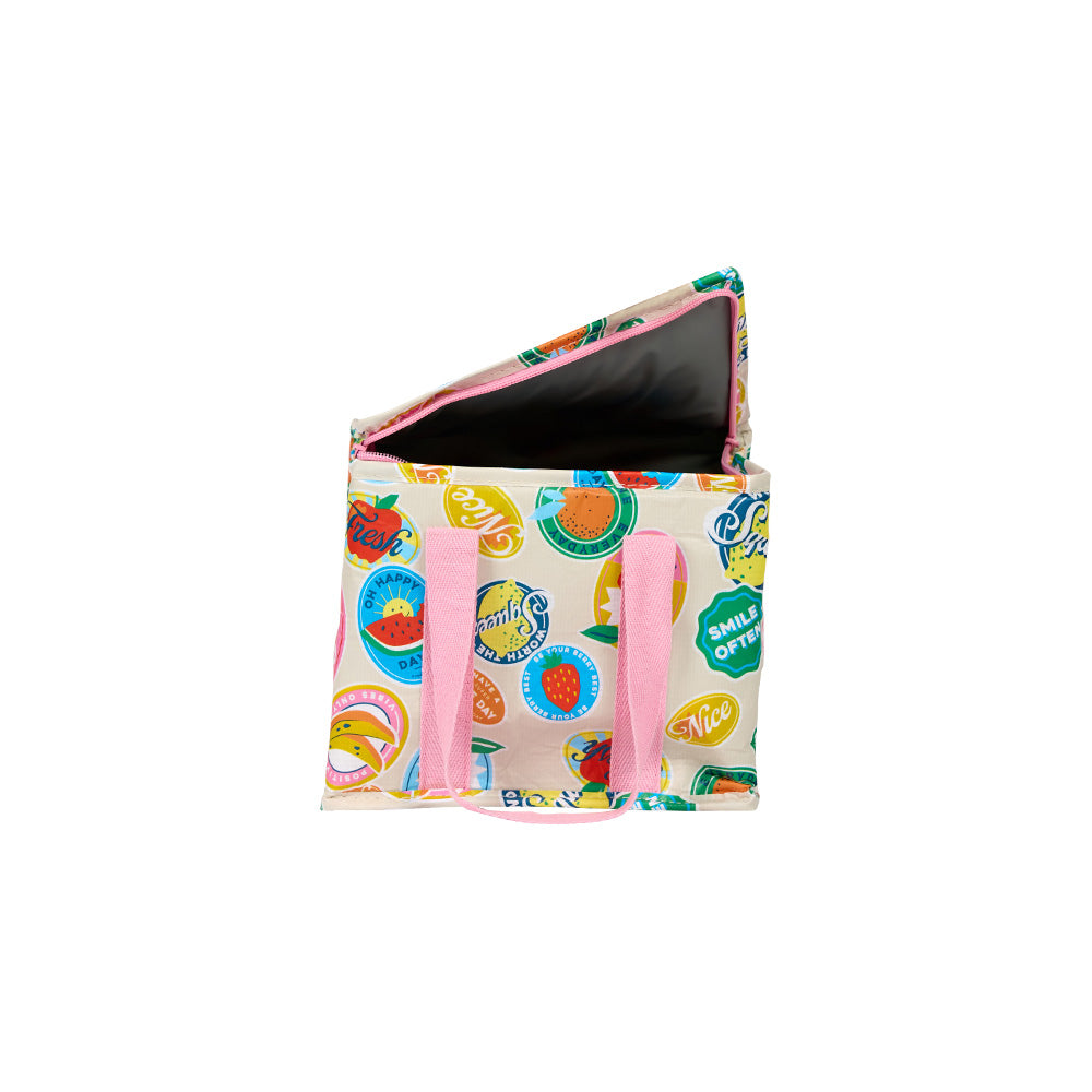 Fruit Stickers Mini Insulated Tote