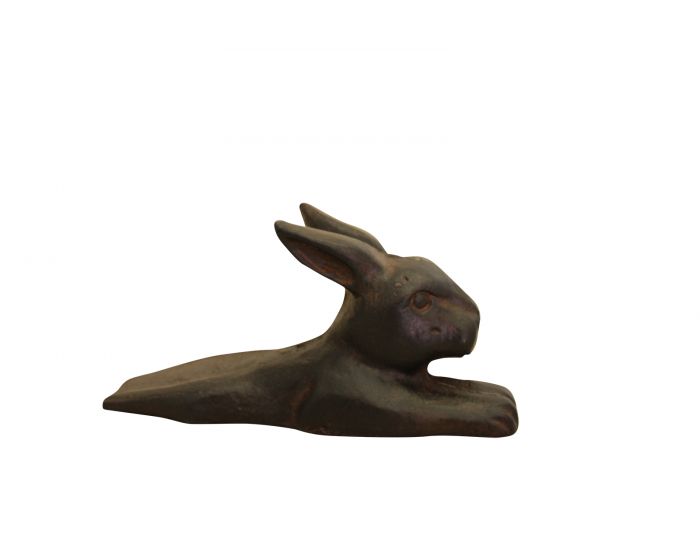 Rabbit Rustic Metal Door Stop