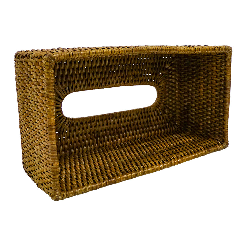 Rattan Tissue Box Cover