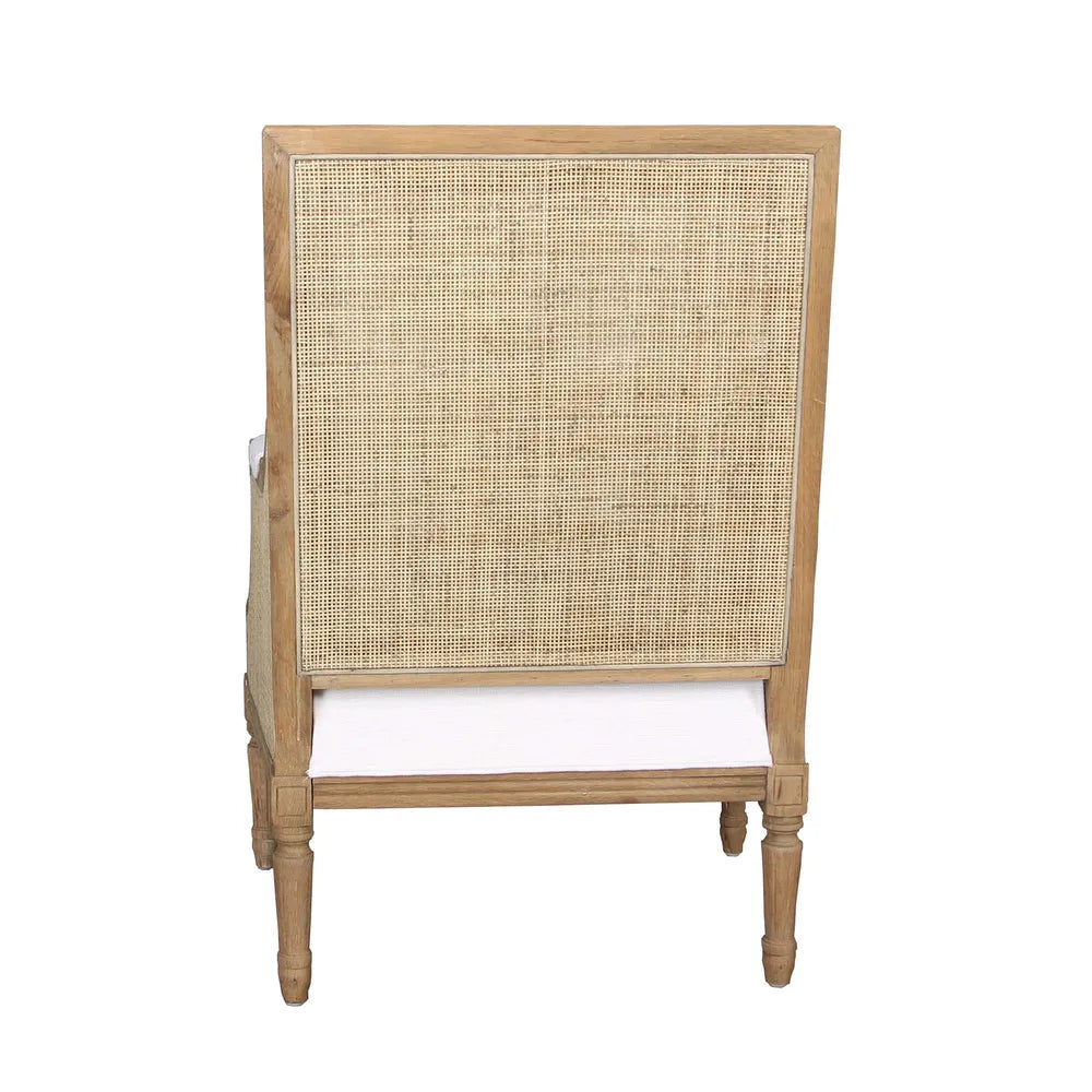 Rattan Armchair White