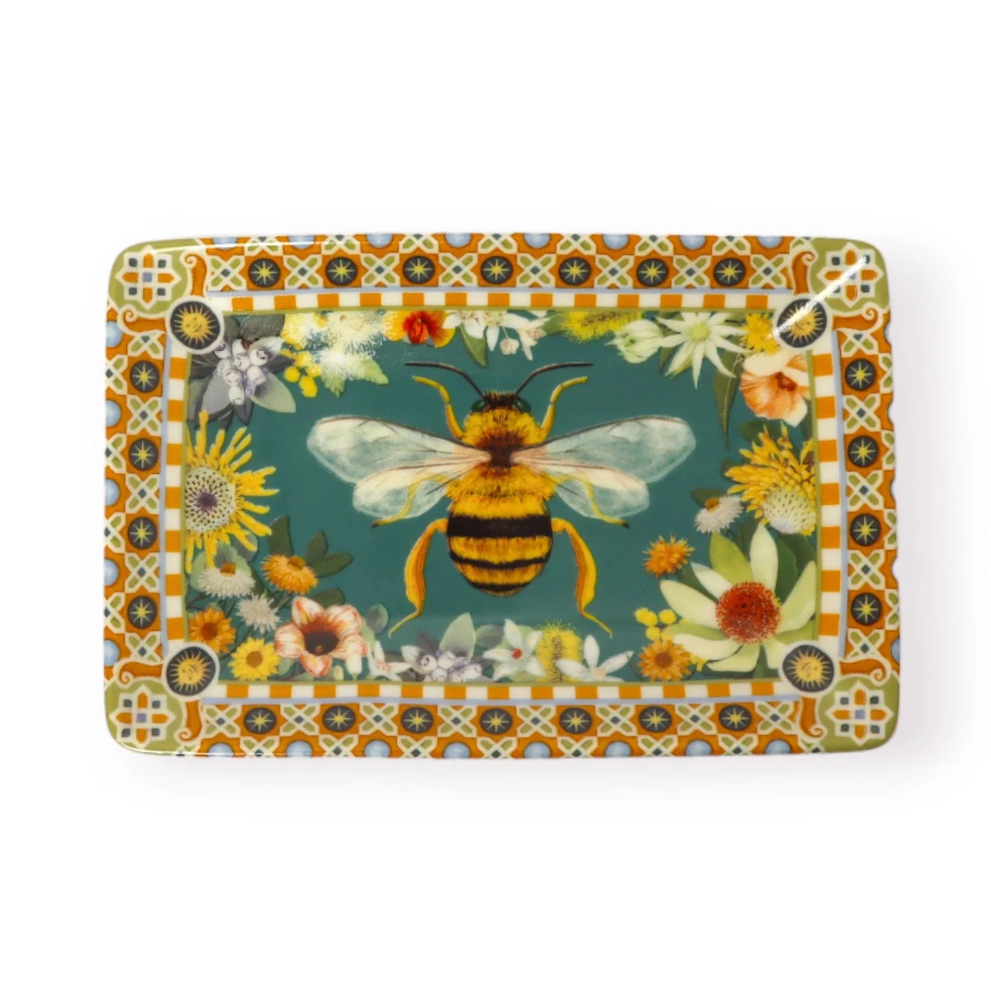 Rectangle Trinket Tray - Bee