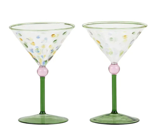 Retro Cocktail Glasses - Set 2