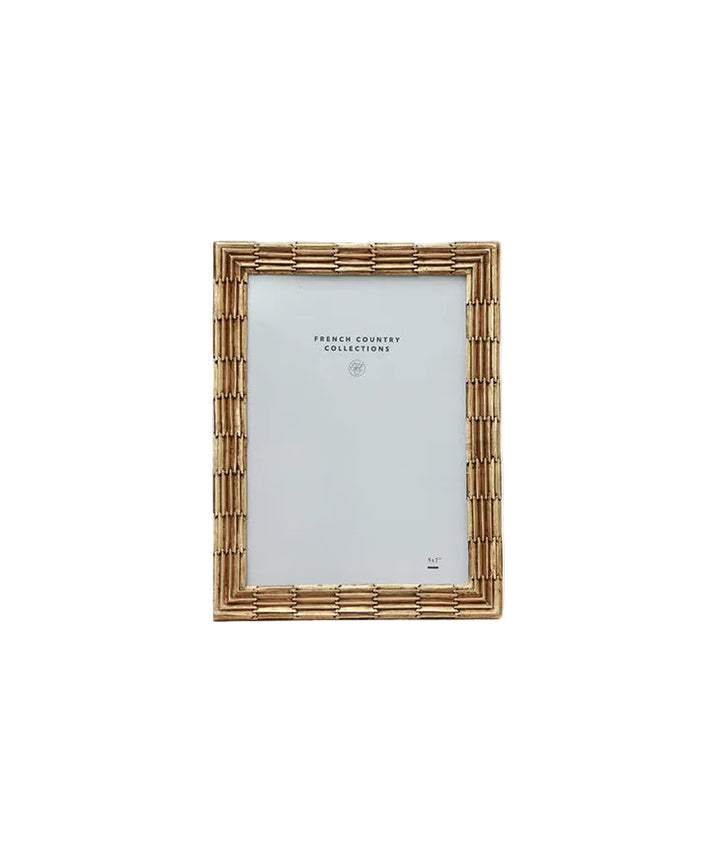 Antique gold rigged picture frame 5x7