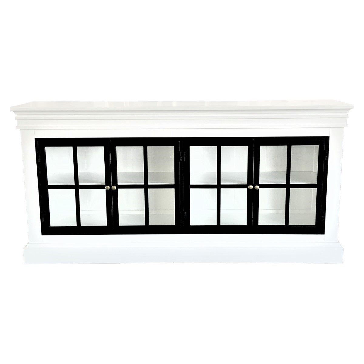 Avenue White Sideboard - Iron Doors