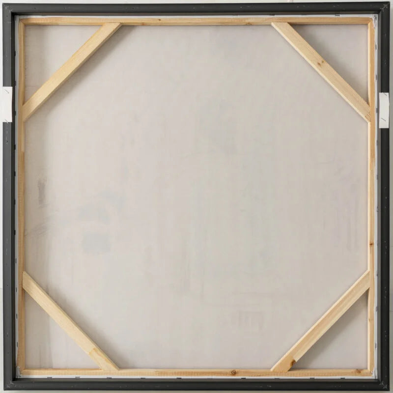 Sailing Boat Neutral Canvas in Silver Frame