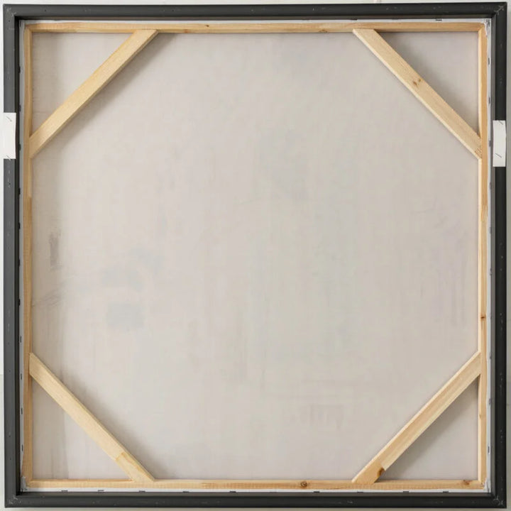 Sailing Boat Neutral Canvas in Silver Frame