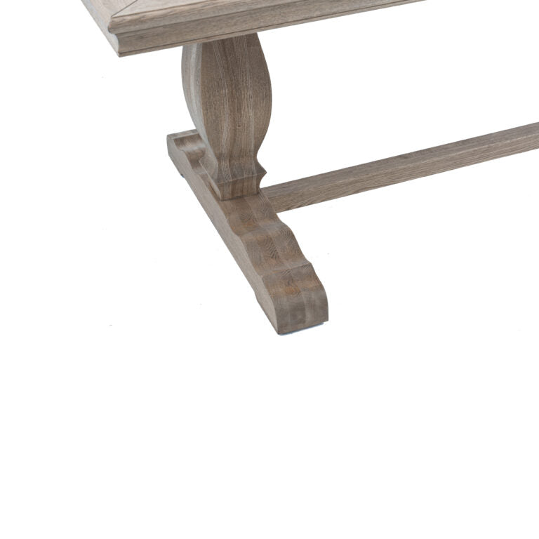 Salon Dining Table Parquetry Weathered Oak 240cm