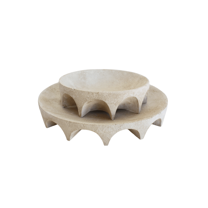 Scalloped Table Tray/Bowl - Large