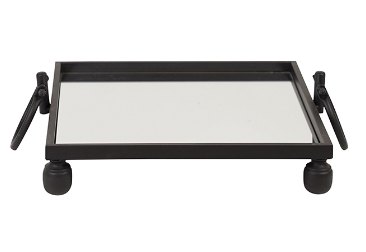 Black Iron Square Tray