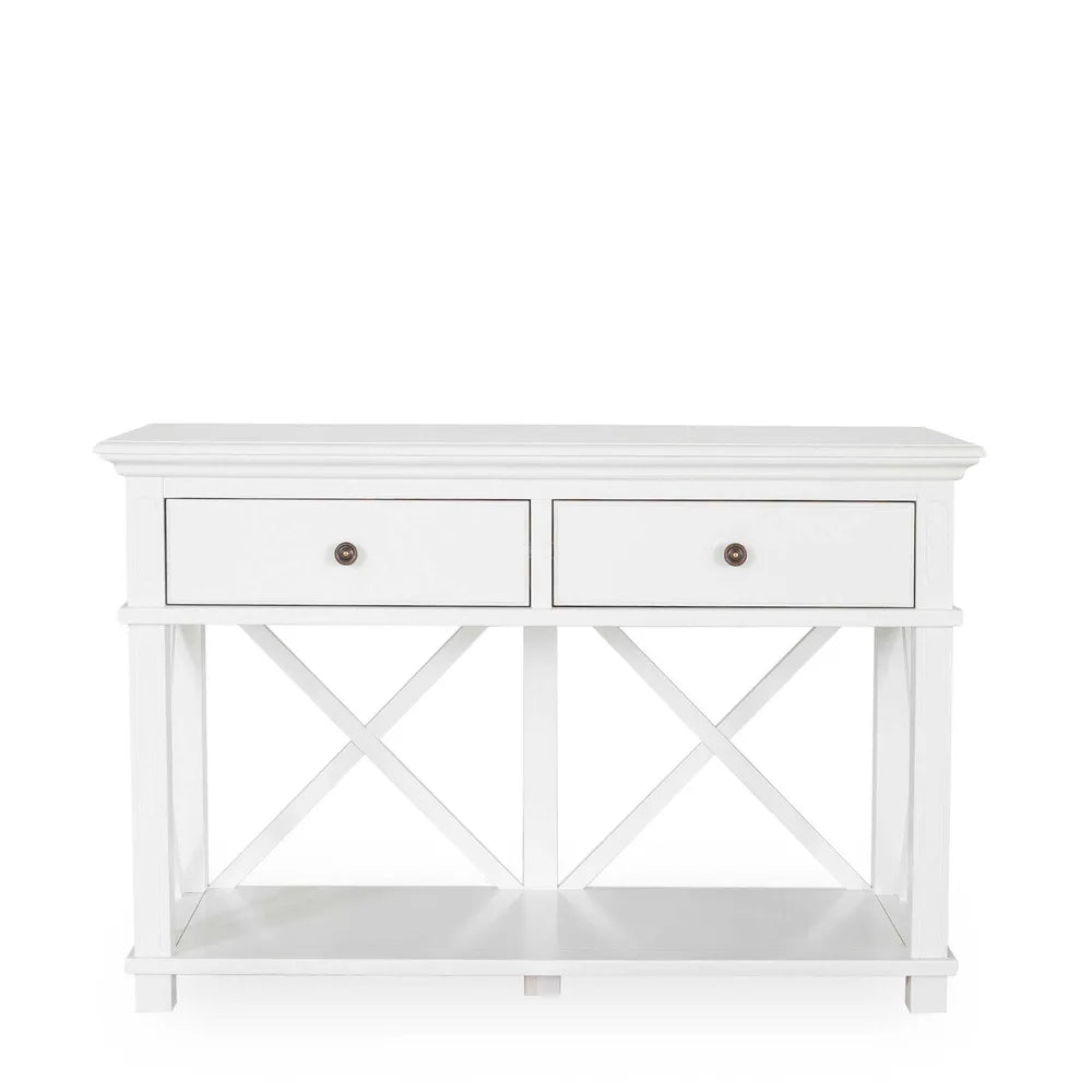 Sorrento 2 Drawer Console white