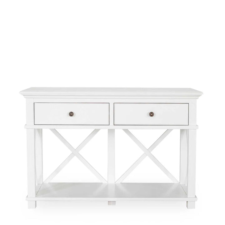 Sorrento 2 Drawer Console white